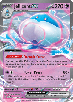 Jellicent ex - Holofoil