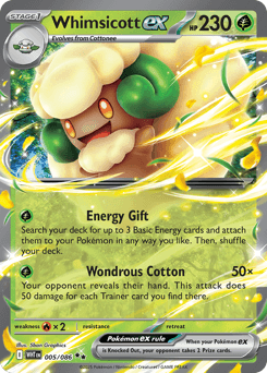 Whimsicott ex - Holofoil