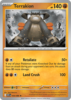 Terrakion - Reverse Holofoil