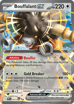 Bouffalant ex - Holofoil