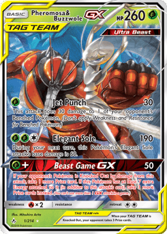 Pheromosa & Buzzwole-GX - Holofoil