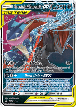 Greninja & Zoroark-GX - Holofoil