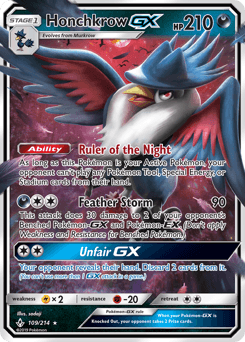 Honchkrow-GX - Holofoil