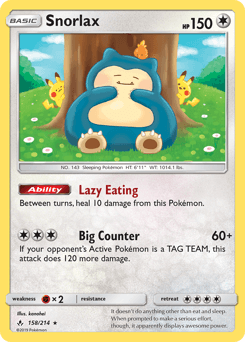 Snorlax - Reverse Holofoil