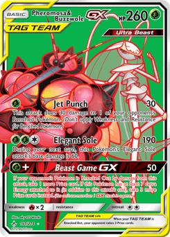 Pheromosa & Buzzwole-GX - Holofoil