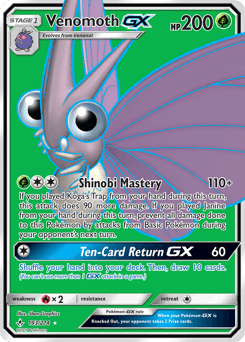 Venomoth-GX - Holofoil