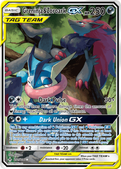 Greninja & Zoroark-GX - Holofoil
