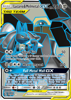 Lucario & Melmetal-GX - Holofoil