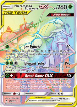 Pheromosa & Buzzwole-GX - Holofoil