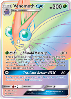 Venomoth-GX - Holofoil