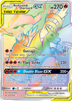 Reshiram & Charizard-GX - Holofoil