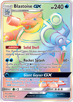 Blastoise-GX - Holofoil