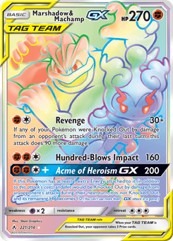 Marshadow & Machamp-GX - Holofoil