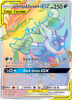 Greninja & Zoroark-GX - Holofoil