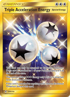 Triple Acceleration Energy - Holofoil