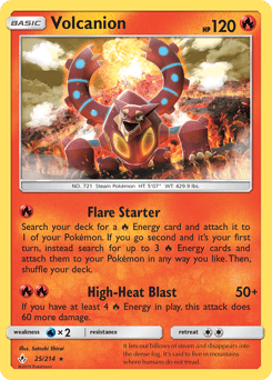 Volcanion - Reverse Holofoil