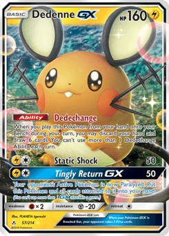 Dedenne-GX - Holofoil