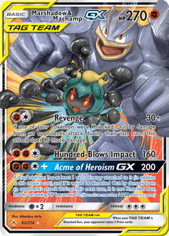 Marshadow & Machamp-GX - Holofoil