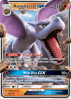 Aerodactyl-GX - Holofoil