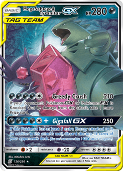 Mega Sableye & Tyranitar-GX - Holofoil