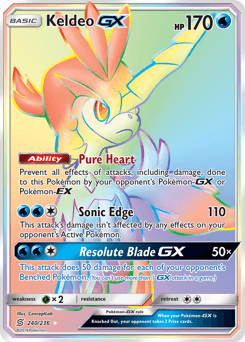Keldeo-GX - Holofoil