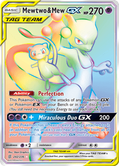 Mewtwo & Mew-GX - Holofoil
