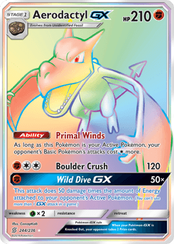Aerodactyl-GX - Holofoil