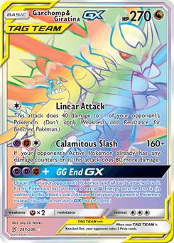 Garchomp & Giratina-GX - Holofoil