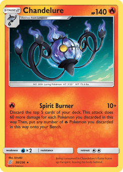 Chandelure - Reverse Holofoil