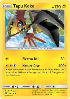 Tapu Koko - Reverse Holofoil
