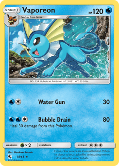 Vaporeon - Reverse Holofoil