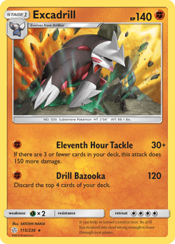 Excadrill - Reverse Holofoil