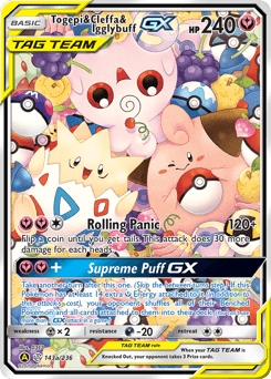 Togepi & Cleffa & Igglybuff-GX - Holofoil