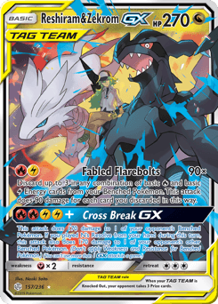 Reshiram & Zekrom-GX - Holofoil