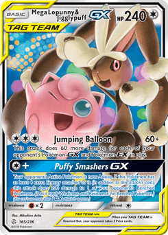 Mega Lopunny & Jigglypuff-GX - Holofoil