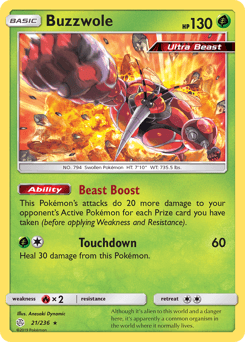 Buzzwole - Reverse Holofoil