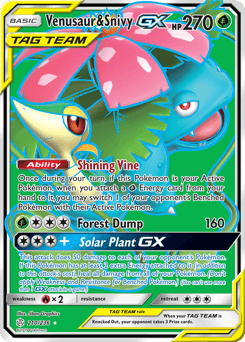 Venusaur & Snivy-GX - Holofoil
