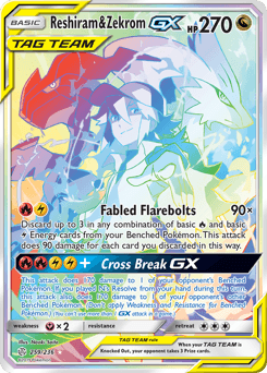 Reshiram & Zekrom-GX - Holofoil