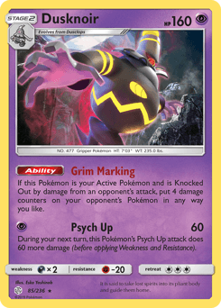 Dusknoir - Reverse Holofoil