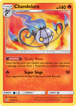 Chandelure - Reverse Holofoil