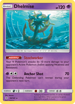 Dhelmise - Reverse Holofoil