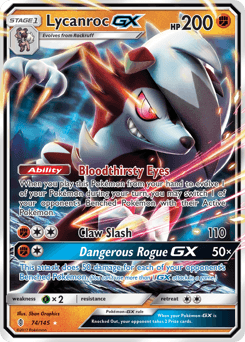 Lycanroc-GX - Holofoil