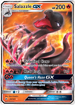 Salazzle-GX - Holofoil