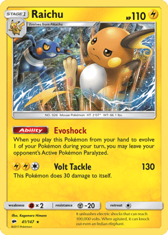 Raichu - Reverse Holofoil