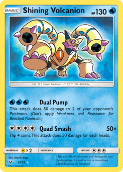 Shining Volcanion - Holofoil