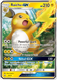 Raichu-GX - Holofoil