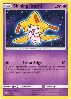 Shining Jirachi - Holofoil