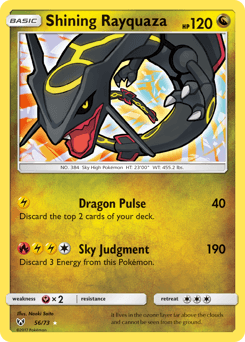 Shining Rayquaza - Holofoil