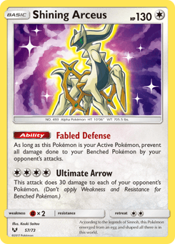 Shining Arceus - Holofoil