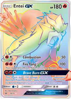 Entei-GX - Holofoil